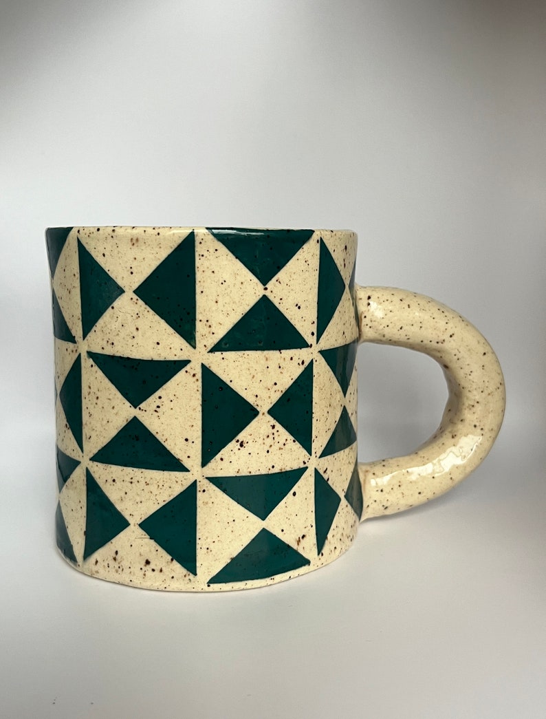 The Green Hourglass Mug