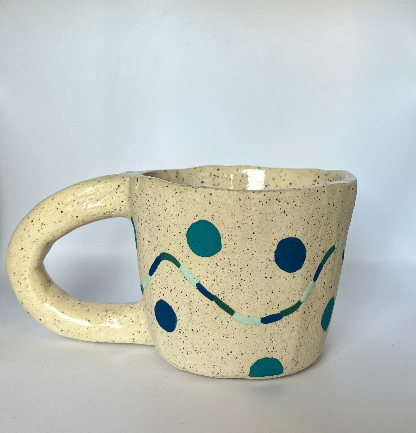 The Circle Circle Dot Dot Mug (Handbuilt Version)