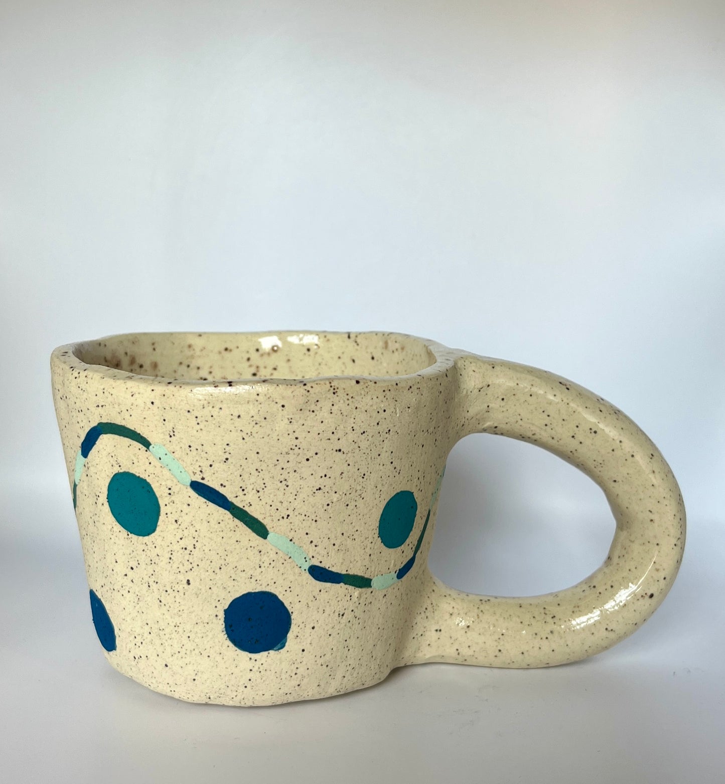 The Circle Circle Dot Dot Mug (Handbuilt Version)